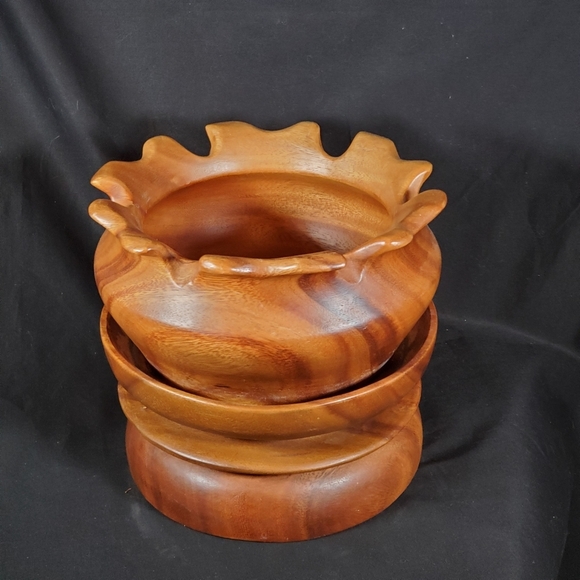 Vintage Lotus Flower Serving Set - Picture 6 of 8